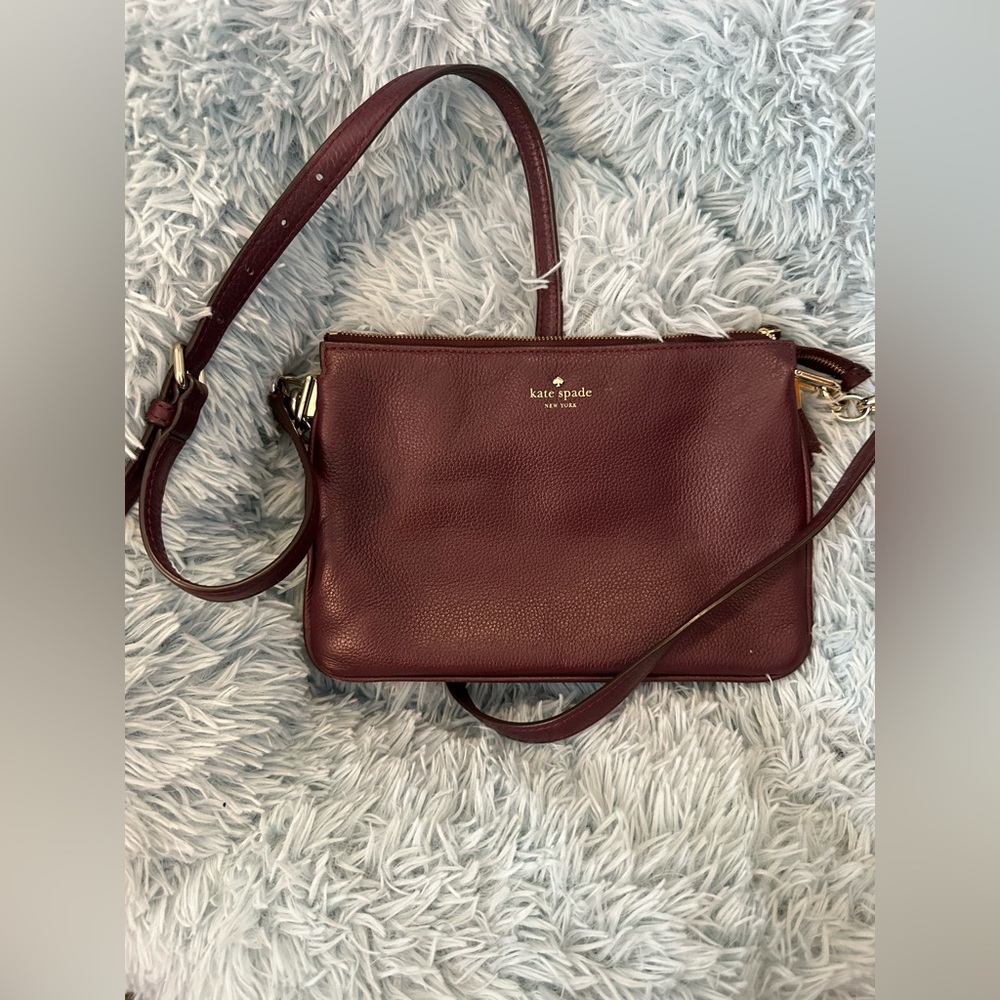Kate Spade maroon crossbody